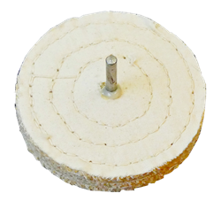 Polerskive Sisal 100 mm (Grovpolering) 6 mm aksel